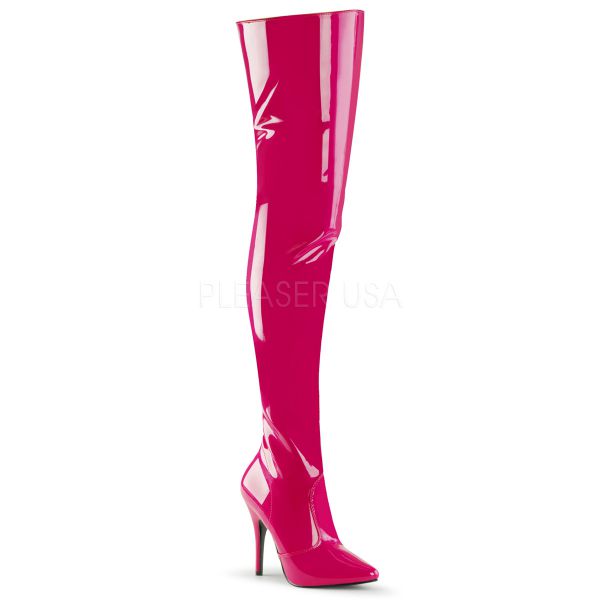 Overknee Stiefel SEDUCE-3010 Lack hot pink